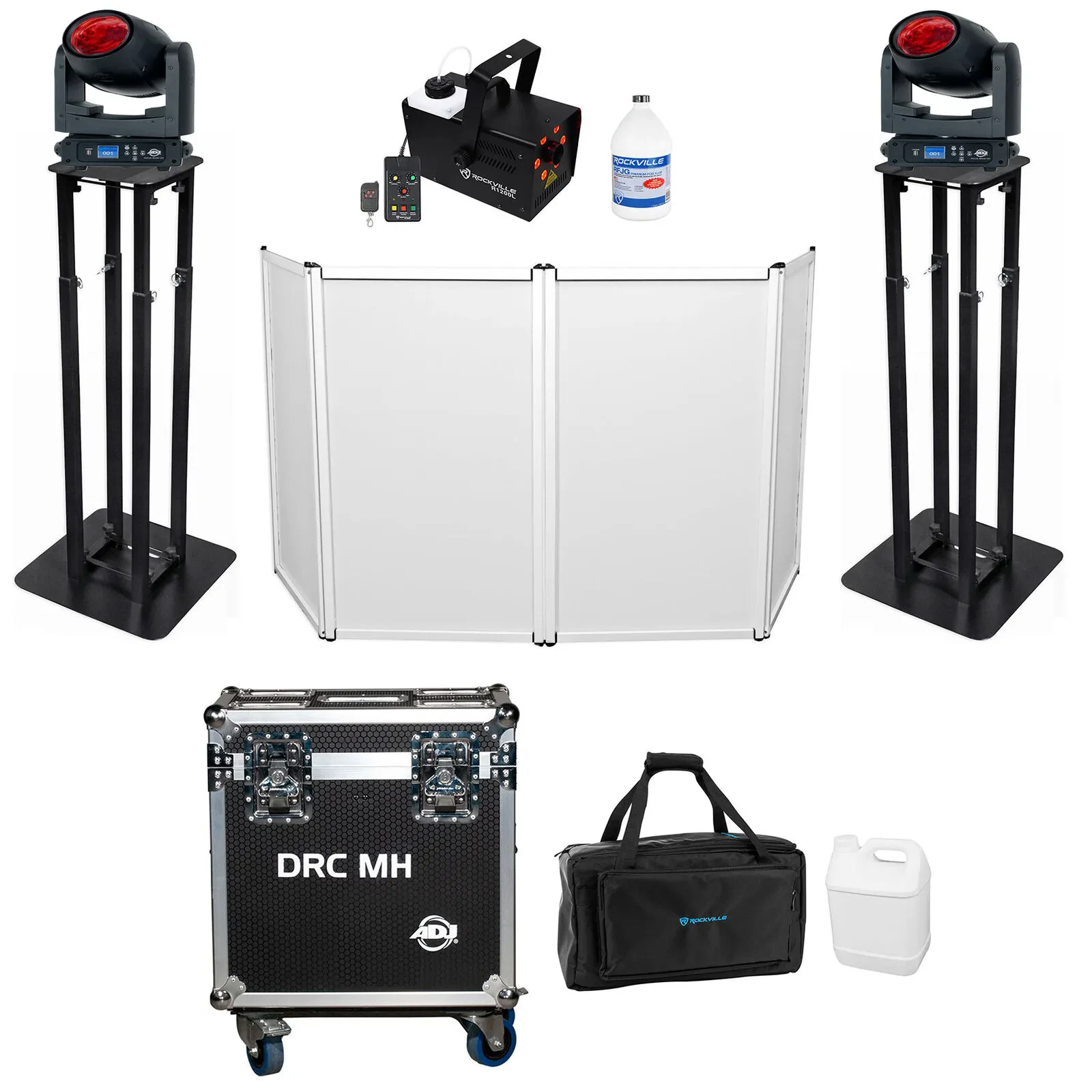 Комплект светового оборудования American DJ Focus Beam LED+DRC MH+RTP32B+RFJG-3