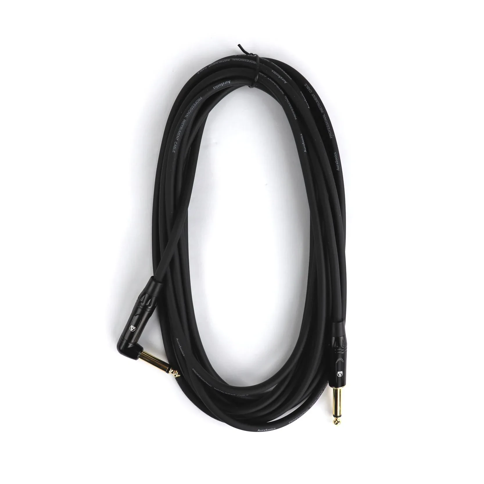 Инструментальный кабель AuraSonics J63J63R-7 Black 7 м