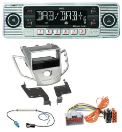 Dietz Bluetooth MP3 DAB USB Autoradio für Ford Fiesta 08-10 JA8 ohne Display sil