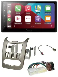 Pioneer USB MP3 DAB 2DIN Bluetooth Autoradio für Dacia Logan Sandero Duster ab 1