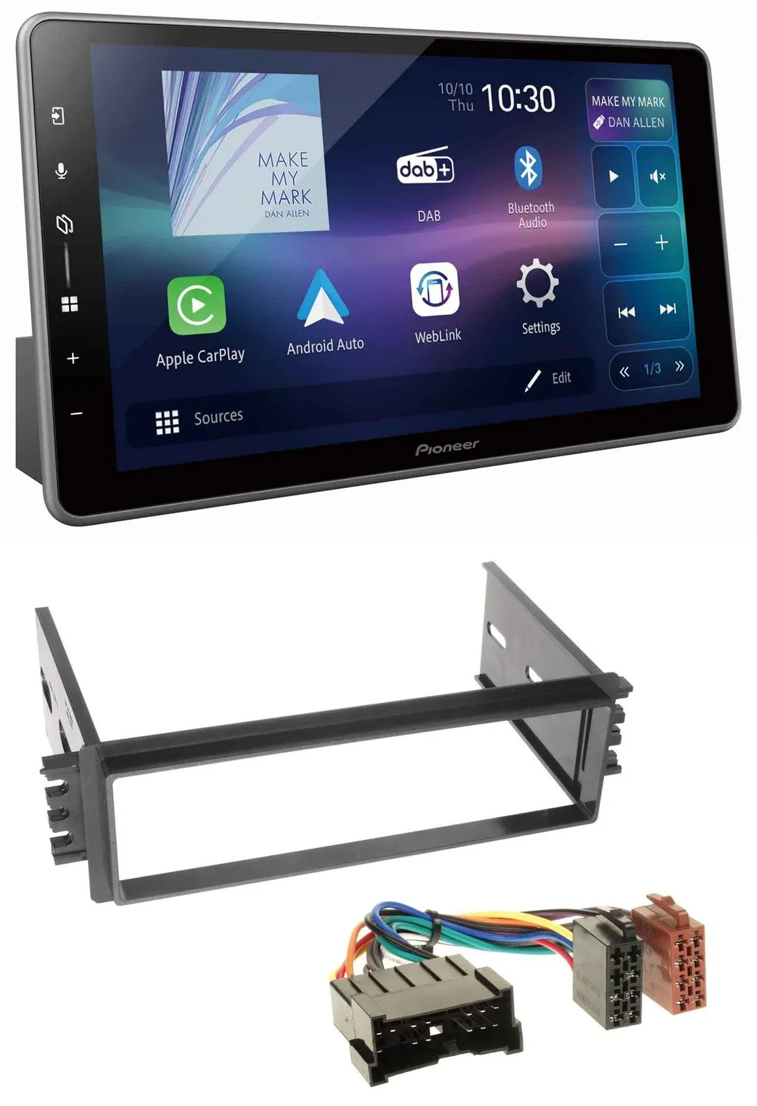 Pioneer Bluetooth USB DAB MP3 Autoradio für Hyundai Accent (2002-2005)