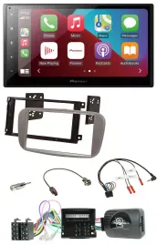 Pioneer USB Lenkrad DAB 2DIN Bluetooth Autoradio für Ford Mondeo S-Max 2007-14 C