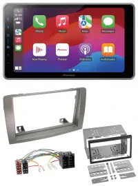 Pioneer MP3 USB DAB Bluetooth 2DIN Autoradio für Lancia Musa (2004-2012)