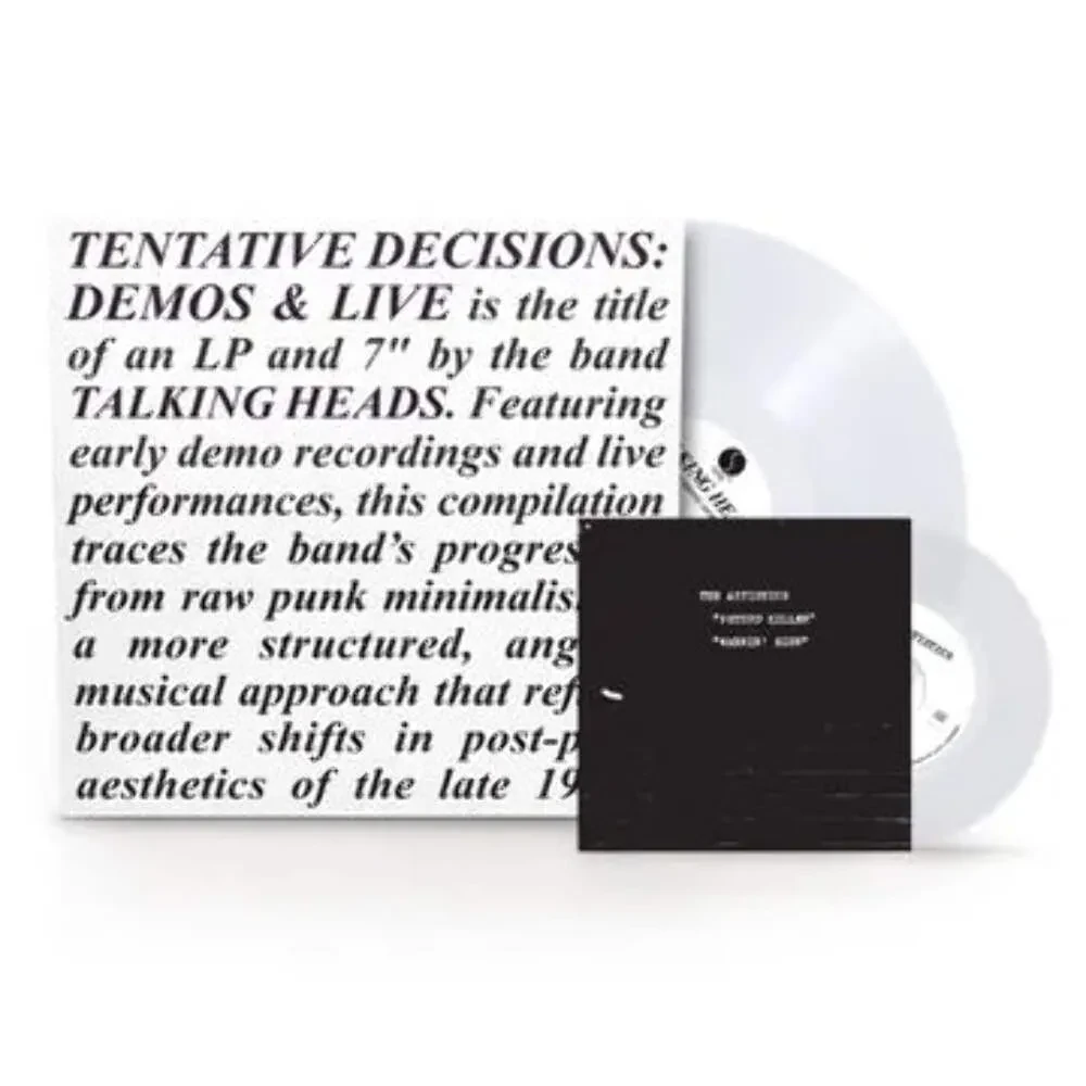 Виниловая пластинка Talking Heads – Tentative Decisions: 1974-1976 [Clear Vinyl + Bonus 7"], LP (Релиз 2025)