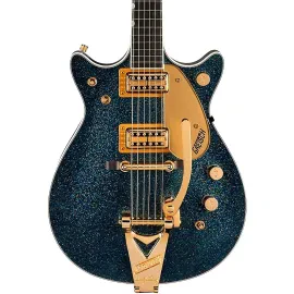 Gretsch Custom Shop G6128CS 62 Duo Jet NOS Electric Guitar Black Holo Flake