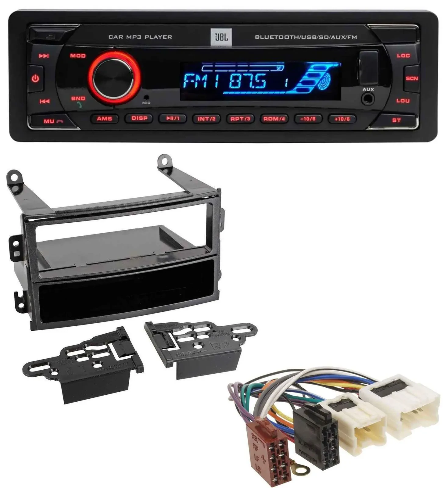 JBL AUX MP3 USB Bluetooth SD Autoradio für Nissan 350Z Roadster 2003-2005