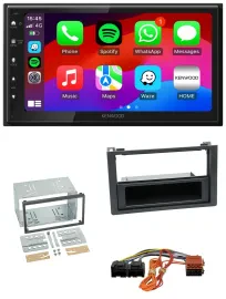 Kenwood MP3 USB DAB 2DIN Bluetooth Autoradio für Saab 9.3 Ys3F 2007-2012