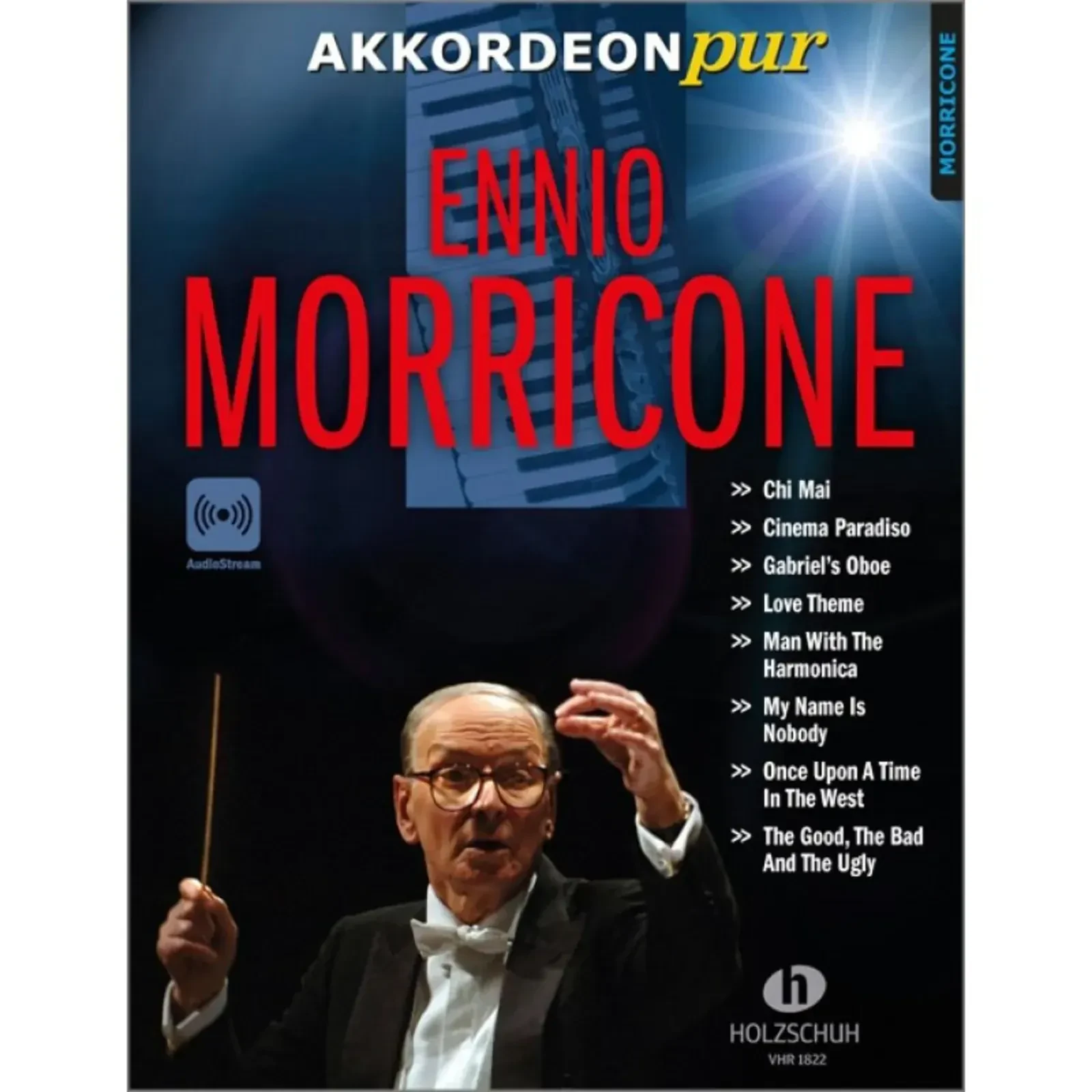 Сборник песен Holzschuh Verlag Ennio Morricone Akkordeon