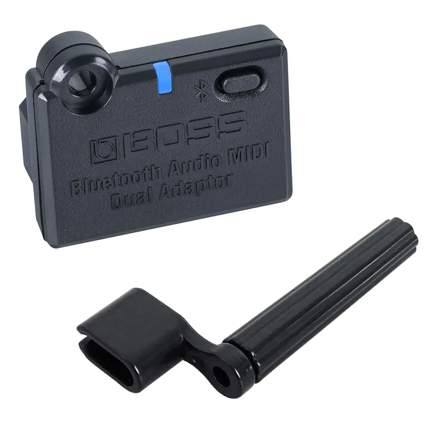 Boss BT-Dual Bluetooth Audio MIDI Dual Adapter mit keepdrum Saitenkurbel
