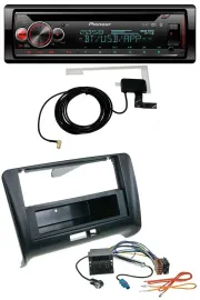 Pioneer DAB CD MP3 USB Bluetooth Autoradio für Audi TT (2006-2014) - Quadlock
