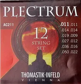 Струны для 12-струнной акустической гитары Thomastik AC211 Plectrum 11-50