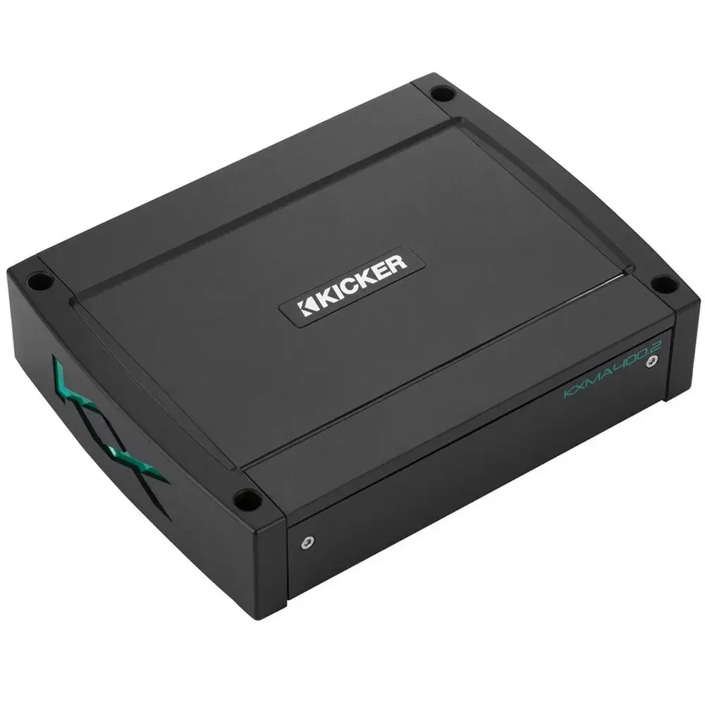 Усилитель мощности для лодок Kicker KXMA400.2 KXM Series класс D, 2-канальный, стабильная работа на 2 Ом