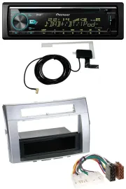 Pioneer MP3 AUX CD USB DAB Autoradio für Toyota Corolla Verso 2004-2009 silber
