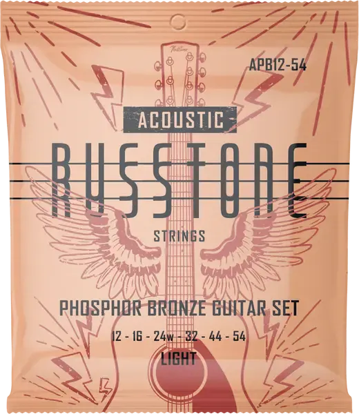 Russtone APB12-54 струны для акуст.гитары Acoustic Phosphor Bronze (12-16-24w-32-44-54)