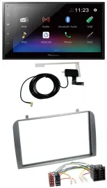 Pioneer DAB MP3 Bluetooth 2DIN USB Autoradio für Alfa Romeo GT 147 00-10 anthraz