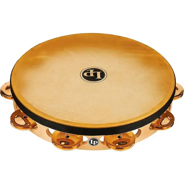 Тамбурин Latin Percussion 10" PRO Single Row Headed Tambourine Bronze