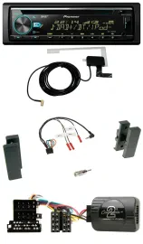 Автомагнитола для Seat Leon 2002–2006 и Toledo 2002–200 Pioneer CD USB DAB MP3 с поддержкой кнопок на руле