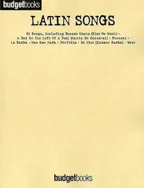 Ноты MusicSales BUDGET BOOKS LATIN SONGS PVG