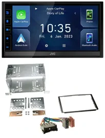JVC DAB Bluetooth MP3 USB 2DIN Autoradio für Hyundai Santa Fe SM 04-06