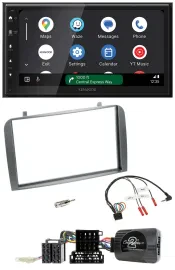 Kenwood DAB Bluetooth USB Lenkrad 2DIN Autoradio für Alfa Romeo GT 147 07-10 ant