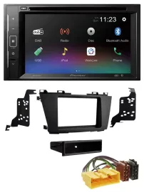 Pioneer Bluetooth MP3 USB 2DIN DAB DVD Autoradio für Mazda 5 (CR, ab 2010)