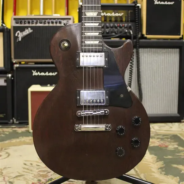 Электрогитара Gibson Les Paul Studio Faded HH Worn Brown w/gigbag USA 2010