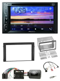 Pioneer Bluetooth 2DIN USB DVD DAB Lenkrad Autoradio für Skoda Fabia 6Y 2004-200