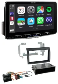 Alpine Bluetooth MP3 USB DAB Autoradio für Citroen Jumper Quadlock 06-11 schwarz