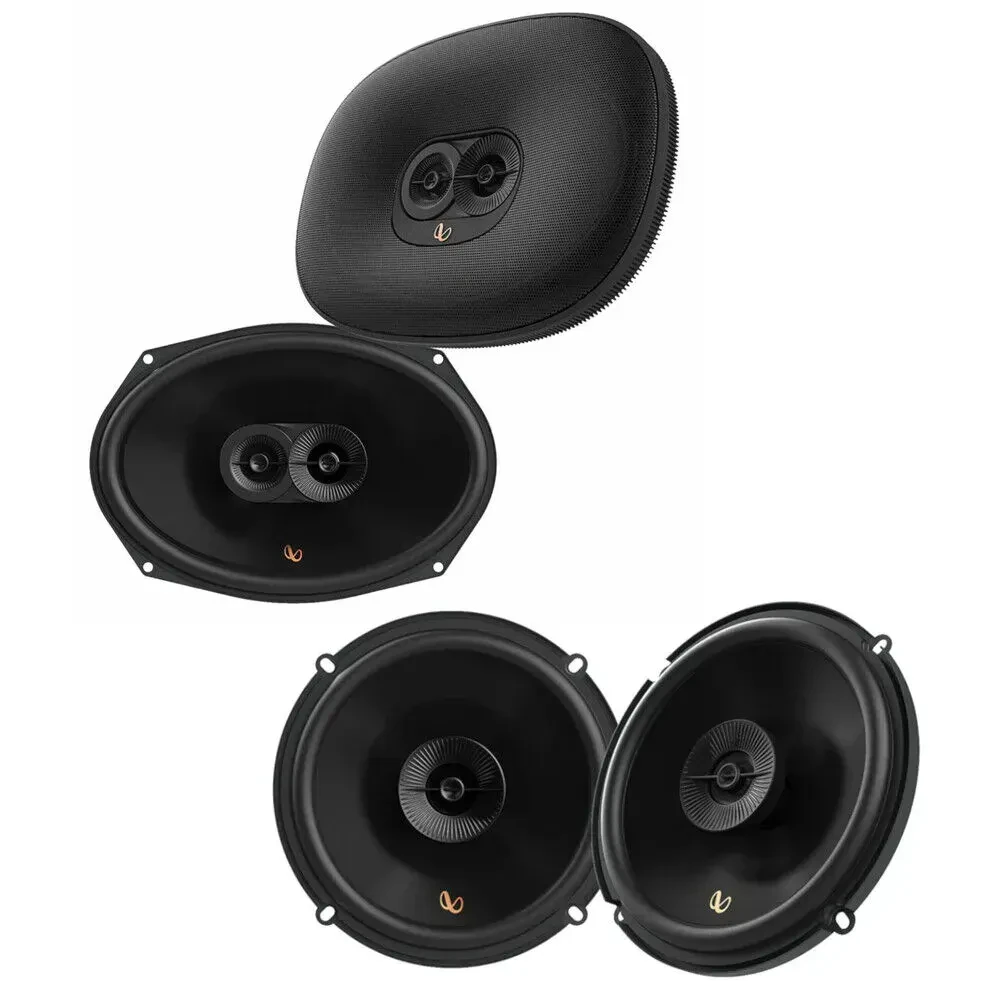 Пассивная акустическая система для автомобиля Infinity Primus PR603F + PR9693M 6.5" 2‑полосная 3 Ом + 6x9" 3‑полосная 3 Ом, коаксиальная (набор)