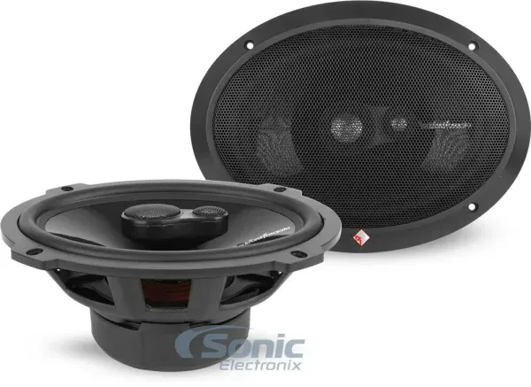 Rockford Fosgate Power Series 200W 6x9" 3-Way Coaxial Car Audio Speakers