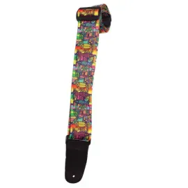 Henry Heller HSUB2-41 Tie-Dye Fish Custom Artwork Sublimation Guitar Strap