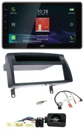 JVC DAB Lenkrad Bluetooth USB Autoradio für Toyota Corolla E12 2001-2007 dunkelg