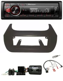 Pioneer MP3 1DIN DAB USB Lenkrad Autoradio für Citroen Nemo Fiat Fiorino Peugeot