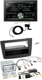 Автомагнитола Pioneer 2DIN, CD, USB, Bluetooth, DAB, совместимая с кнопками на руле, для Alfa Romeo Mito (2014–2018)