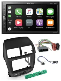 Автомагнитола для Mitsubishi ASX (2010–2014) Pioneer 2 DIN, DAB, Bluetooth, USB, MP3