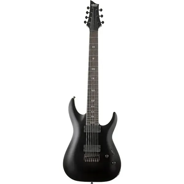 Электрогитара Schecter C-7 SLS Elite Evil Twin Satin Black