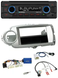 Автомагнитола для Toyota Yaris 2011–2014 Blaupunkt CD MP3 Bluetooth USB серебристая