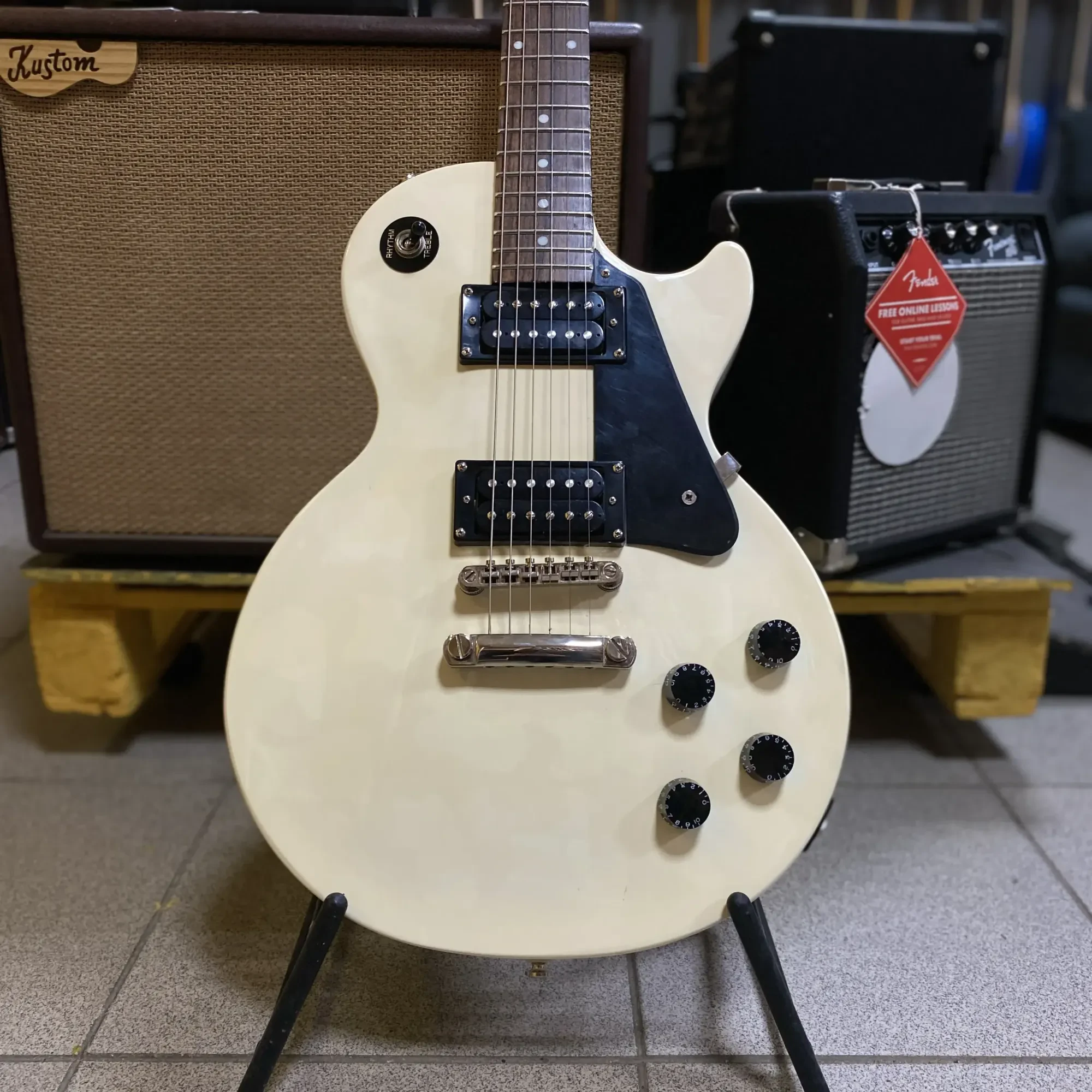Электрогитара Epiphone Les Paul Studio Limited Edition Alpine White China 2010s