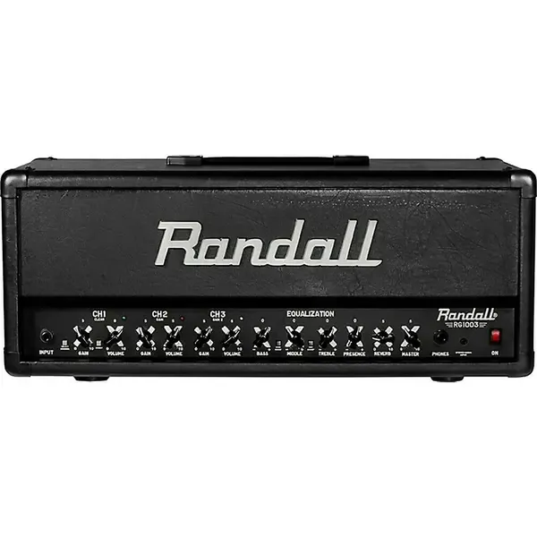 Усилитель для электрогитары Randall RG1003H 100W Solid State Guitar Head Black