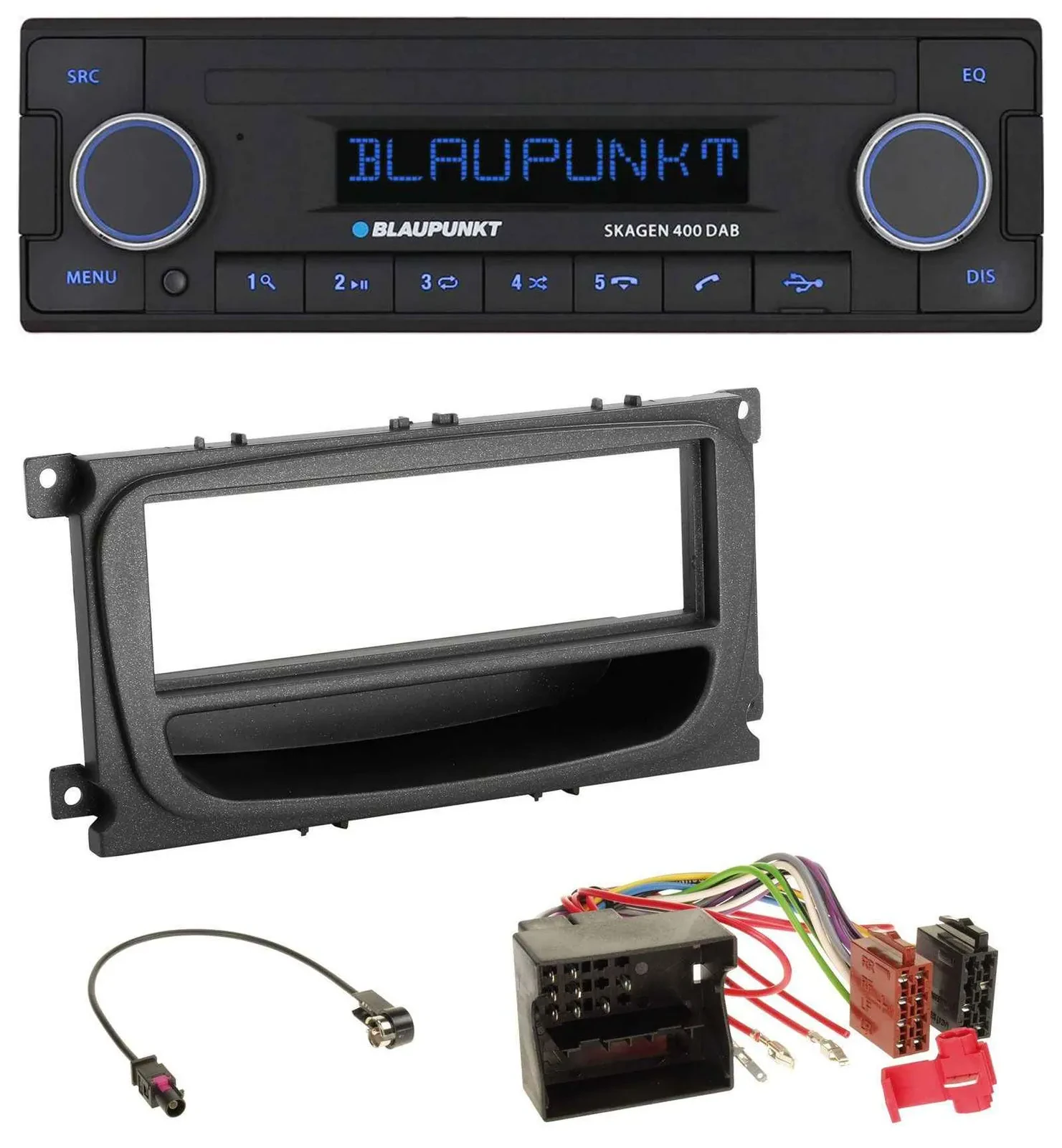Blaupunkt DAB USB Bluetooth MP3 Autoradio für Ford C-Max Focus Galaxy ab 2007 Ab
