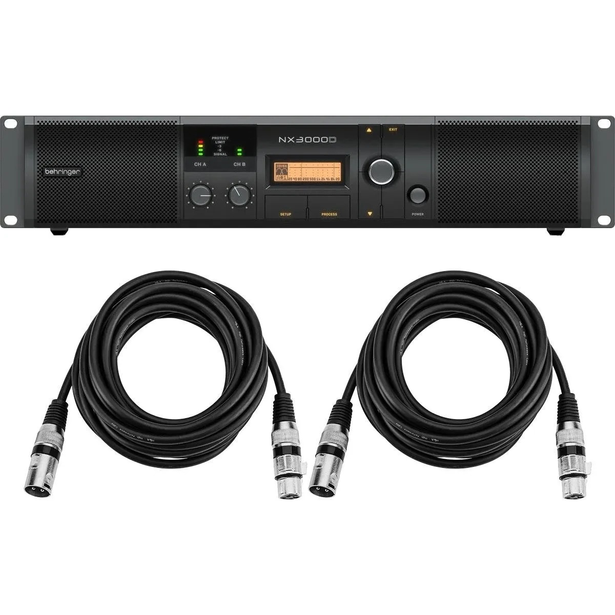 Усилитель мощности Behringer NX3000D 3000W Class-D с DSP