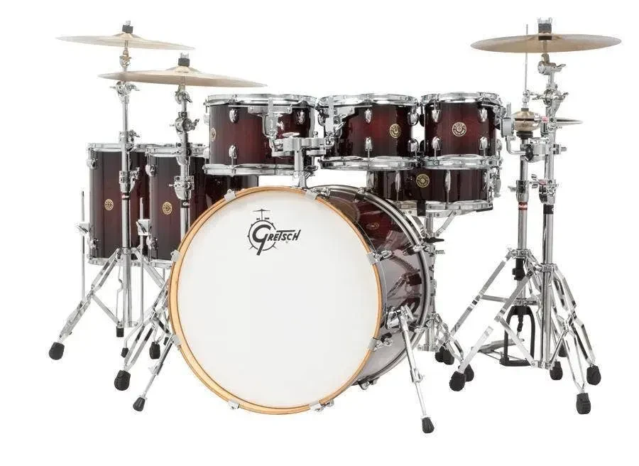 Catalina Maple 7-piece Drum Shell Pack Dark Cherry Burst