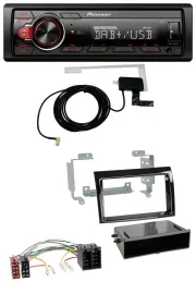 Автомагнитола Pioneer 1DIN, MP3, DAB, USB, AUX, для Fiat Ducato (2006–2010), черный глянец