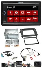 Blaupunkt Bluetooth DAB 2DIN USB DVD Lenkrad Autoradio für Mercedes Vito Viano W