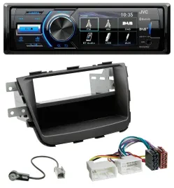Автомагнитола для Kia Sorento II XM (2012–2015) JVC Bluetooth, MP3, USB, DAB
