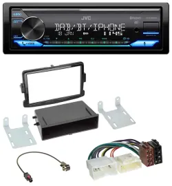 JVC Bluetooth DAB USB MP3 Autoradio für Dacia Dokker, Duster, Logan