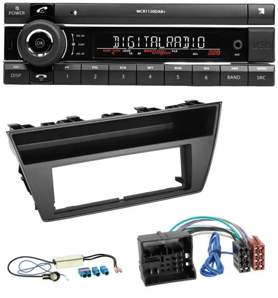 Kienzle Bluetooth MP3 USB DAB Autoradio für Skoda Fabia III (2014-2020)