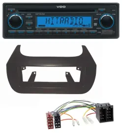 VDO AUX MP3 1DIN CD USB Autoradio für Citroen Nemo Fiat Fiorino Qubo Peugeot Bip