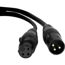 Коммутационный кабель American DJ Accu-Cable Pro 25' 3-Pin XLR Male to Female Heavy-Duty DMX Cable