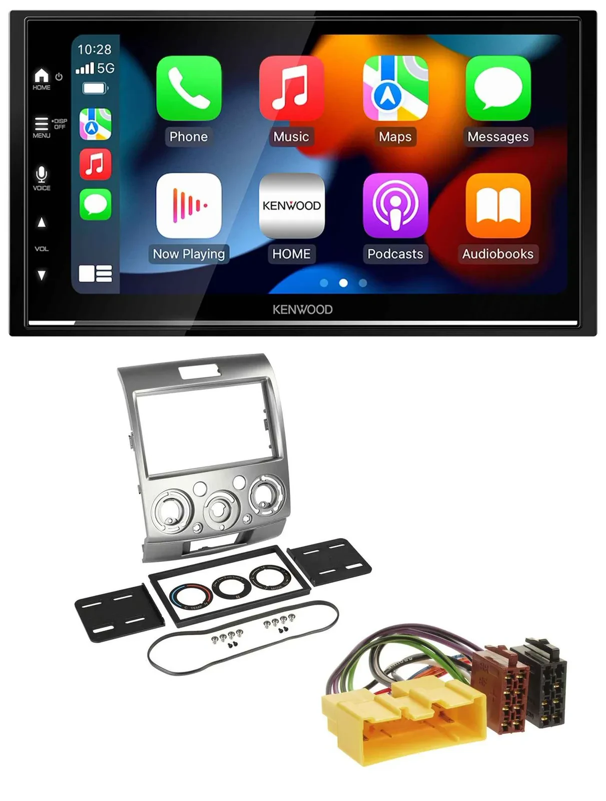 Kenwood DAB USB Bluetooth 2DIN MP3 Autoradio für Ford Ranger 2AB 2007 2011